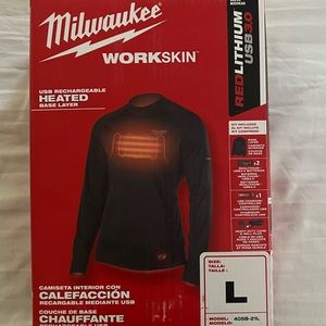 Milwaukee workskin heated